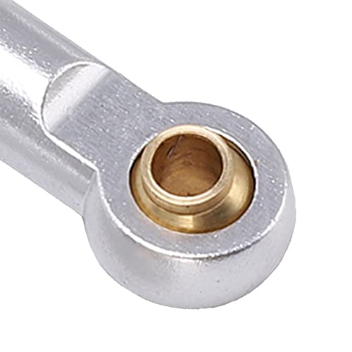 VBESTLIFE 10pcs RC Car Link Rod End, Aluminium M3 Metall Kugelkopf Kopf Joint Link Rod End Holder oder AXIAL SCX10 1/10 RC Car (Silber)