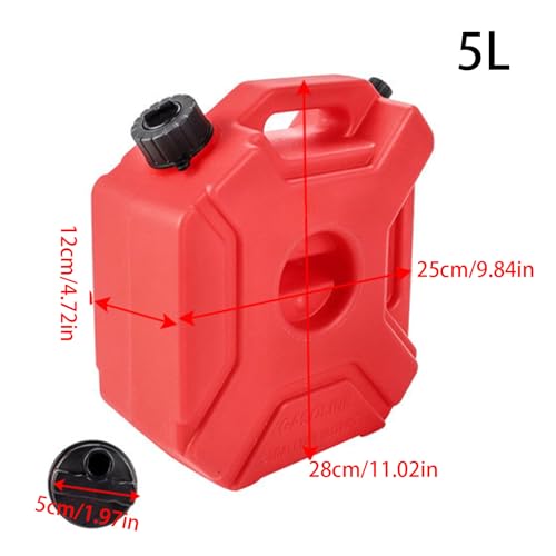 Contenedor de fluidos del motor botella de 5 litros para evitar emergencias 5