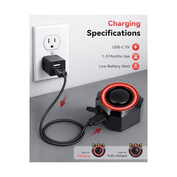 Electop 120dB Car Alarm System with Motion Sensor & Sound, Car Security System Anti-Theft Device Car Alarm with Wireless Remote & Led Light for Cars, Trucks, Suvs - Image 8