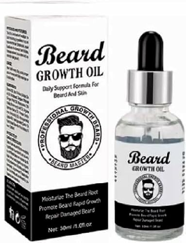 Beard Growth Oil for Daily Beard and Skin Support, Oil Form, All Natural Ingredients, 30ml