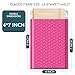 Metronic 4x8 Inch 50Pack Bubble Mailer, Pink Bubble Mailers, Waterproof Padded Envelopes, Self Seal Adhesion Padded Envelopes, Cushioning for Jewelry Usable Size 4x7