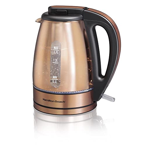 Chaleira Elétrica, 1,7L, Cobre, 220v, Hamilton Beach