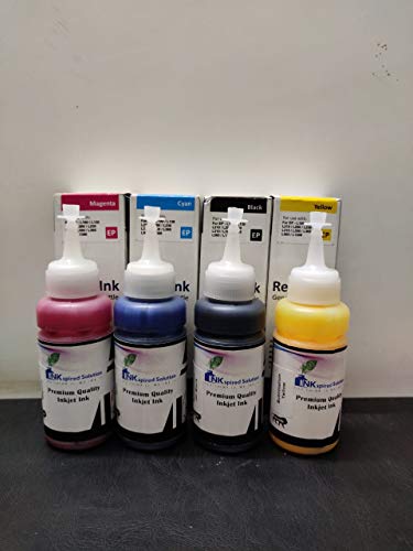 Image of ANG Ink Refill Ink for 3777 Printer for 805, 860, 861, 803, 680, 678, 682, Ink Bottles with 4 Syringe