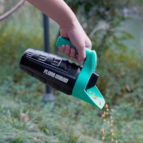 FLORA GUARD Hand Spreader Shaker, Handheld Spreader for Grass Seed, Fertilizer & Earth Food, Snow Salt, Ice and Snow Melt - Multiple Adjustable Opening Sizes for All Purpose by FLORA GUARD - Image 4