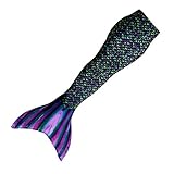 Mermaid Tail for Swimming (No Monofin) with MER-Shield Tip Protection, Child Sizes (Dragon Tail, Child Medium (6/7))