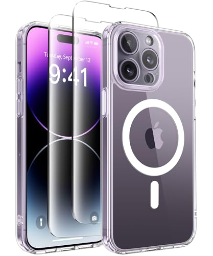 Coque iPhone 14 Pro compatible MagSafe protection complète appareil photo mate
