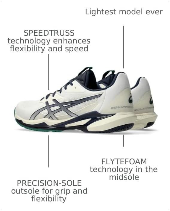 Image of ASICS Men's Solution Speed Ff 3 Sneaker, Midnight Cream, 8
