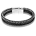 Produktbild Bracelet Double Layer Interlocking Winding Pattern Buckle Special Memorial Gift for Men Women,Style 2,19cm