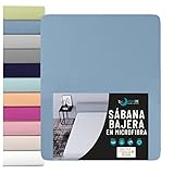 FACILMENTE ADAPTABLE - Les grandes dobladillas de esta sábana bajera ajustable 90 x 190 cm junto con 1 esquina elástica “Easy-On” te permitirán instalarlo en un abrir y cerrar de ojos en la mayoría de los colchones sin ver pliegues.