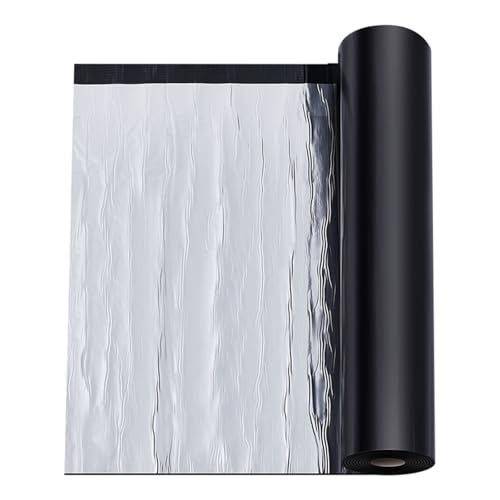 Cinta Bituminosa Autoadhesiva Tela Asfaltica para Tejado Cintas De Butilo Impermeable para Terraza Techos Goteras Grietas(20 x 1000 CM)