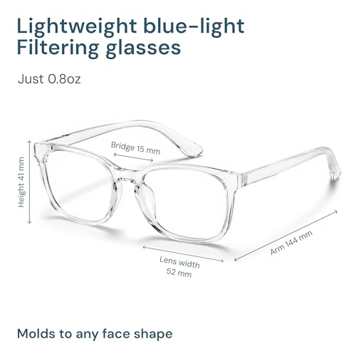 Image of Gaoye Blue Light Blocking Glasses -Fashion Square Eyeglasses, Anti UV Ray Computer Gaming Glasses Blue Blockers for Women /Men