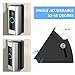 RIOVO Adjustable 30 to 55 Degree Doorbell Angle Mount Compatible with Video Doorbell Wired/Pro and Blink Video Doorbell, Replacement Angle Adjustment Adapter Mounting Bracket Wedge Kit