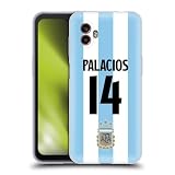 Head Case Designs Officially Licensed Argentina National Football Team Exequiel Palacios 2024/25 Player Home Kit 1st Group Soft Gel Case Compatible with Samsung Galaxy Xcover6 Pro/Pro2