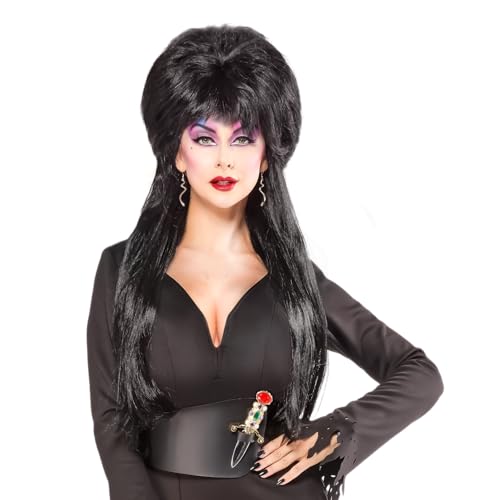 Rubies Elvira: Elvira Wig for Adults Womens No Size