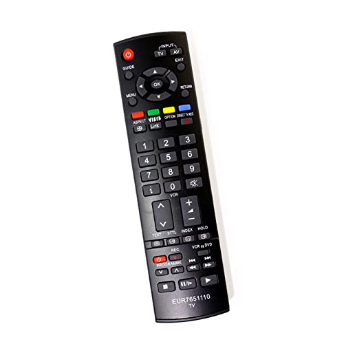 VINABTY EUR7651110 Replacement Remote Compatible with Panasonic Plasma Viera TV TH-37PV7P/F TH-37PX7E TH-37PX8E TH-37PX8EA TH-37PX8ESA TH-37PXE/B TH-42PV7F/S TH-42PV7P/F TH-42PV8P TH-42PX60 - Image 2