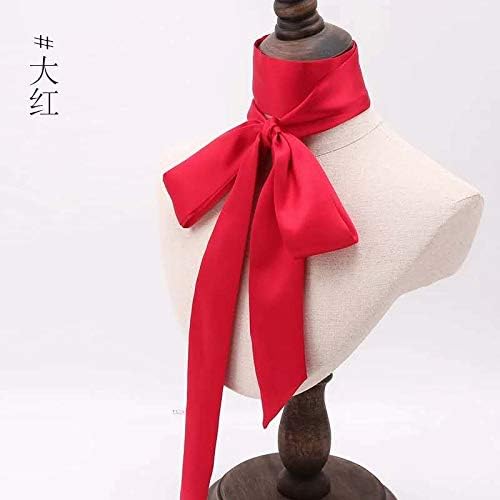 Stylish Soft Scarf Ribbon Scarf Long Skinny Satin Belt Sash Necktie Neck Scarf Choker for Women - Image 2