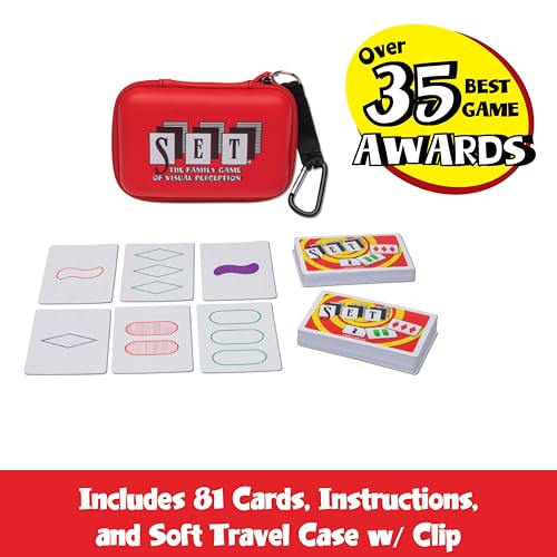 SET Travel Case Card Games for Kids, Matching Game, Learning Games, 6+ by PlayMonster - Used condition - Image 4