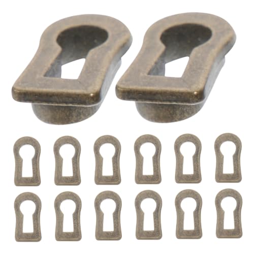 MOBUTOFU 20個製 キーホールカバー アンティークデザイン 用 パーツ 装飾用キ