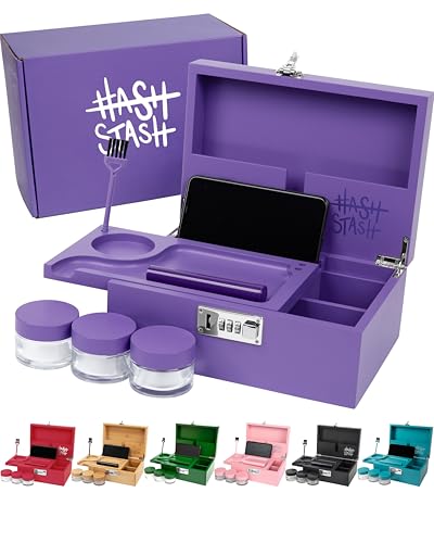 HASHSTASH - The OG Storage Box (Purple/Silver)