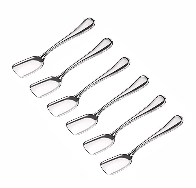Buy Caridge ice Cream Spoon Set of 6 Pcs Ice Cream Spoon, Rust Proof