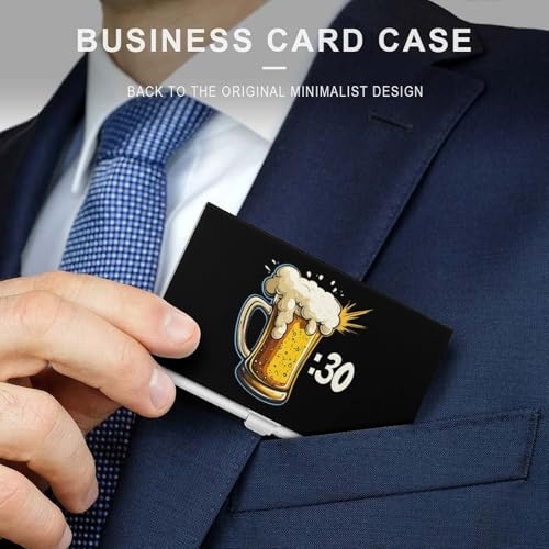 Beer Thirty Patricks Day Irish Business Card Case Pocket Card Holder Slim Card Wallet for Men Women3