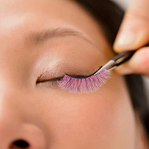 10pcs Colorful Eyelashes Halloween Lashes Long Halloween Fake Color Eyelashes Costume for Eyelash Extension - Image 4