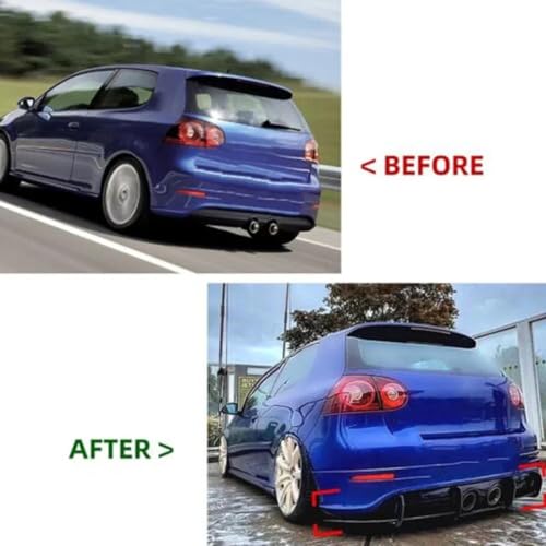 Splitter de pare-chocs arrière pour voiture VW Golf 5 R32 2005-2009 JUNOOS - 6