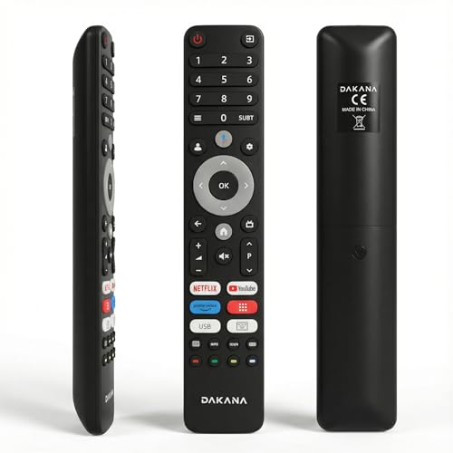 Dakana Telecomando per OK Saba e Peaq Telecomando UHD LED