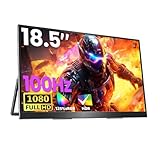 Bettdow Monitor Portatil 18,5'', FHD 1080P Monitor Portátil Conectado Com USB C Dupla/HDMI, IPS Extensor De Tela para Notebook com VESA, Plug and Play