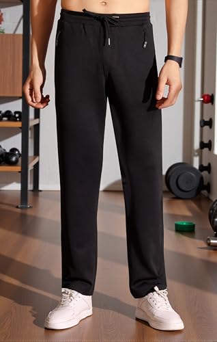 Image of Men's Regular Fit Track Pants with Zipper Pocket||Track Pants for Men