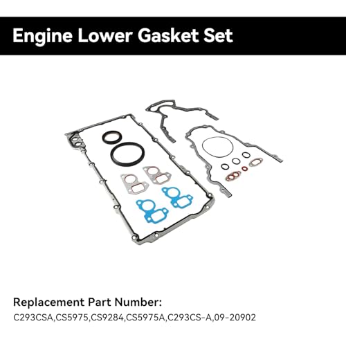 Image of Lower Gasket Set for Chevrolet Buick GMC 4.8L 5.3L 5.7L 6.0L 6.2L | For Hummer Pontiac LS1 LS2 LS3 LS4 LS5 LS6 CS5975A CS9284