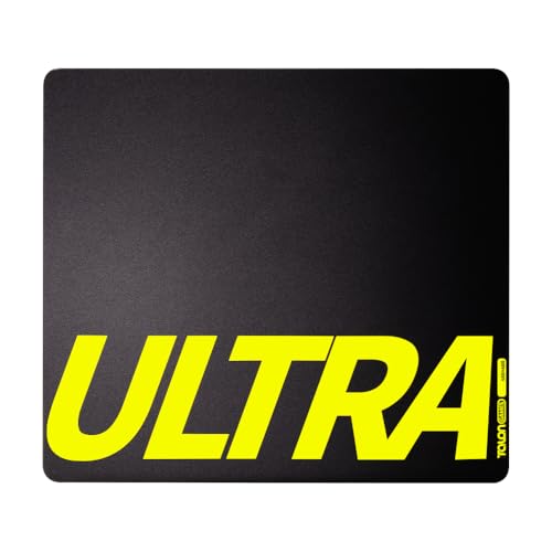 Image of TALONGAMES Glass Gaming Mouse Pad ULTRAPAD, Large 450x400mm Tempered Glass Mousepad for Esports, Ultra-Smooth Glide, High Precision, Extreme Speed, Durable Non-Slip Base (P1-Black)