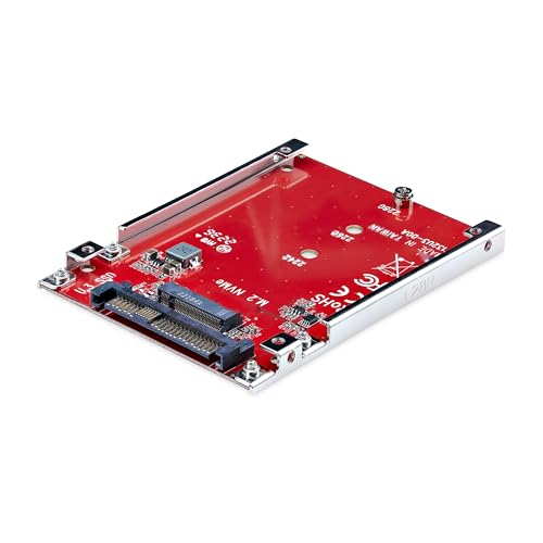 Adaptateur M.2 vers U.3 StarTech.COM convertisseur PCIe NVMe 2,5 pouces pour rack serveur