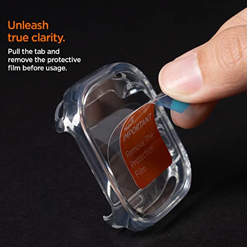 Spigen Ultra Hybrid Case Compatible with Apple Watch Ultra 3/2/1 49mm- Crystal Clear (Trasparent), Apple Watch Ultra 49mm - Image 3