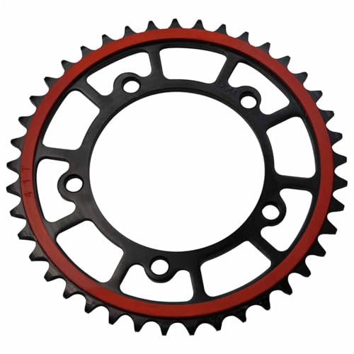 Couronne arrière moto rouge 41 dents pas 520 haute résistance Kove 400X