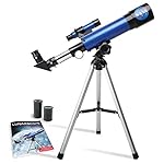 NASA Lunar Telescope for Kids &ndash; 90x Magnification, Includes Two Eyepieces, Tabletop Tripod, and Finder Scope- Kids Telescope for Astronomy Beginners, Space Toys, NASA Gifts (Amazon Exclusive)