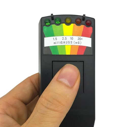 Image of Ghost Hunting Equipment EMF Meter 5 LED Magnetic Field Detector Hand-held Spirit Box Paranormal Equipment，Home and Office EMF Detector