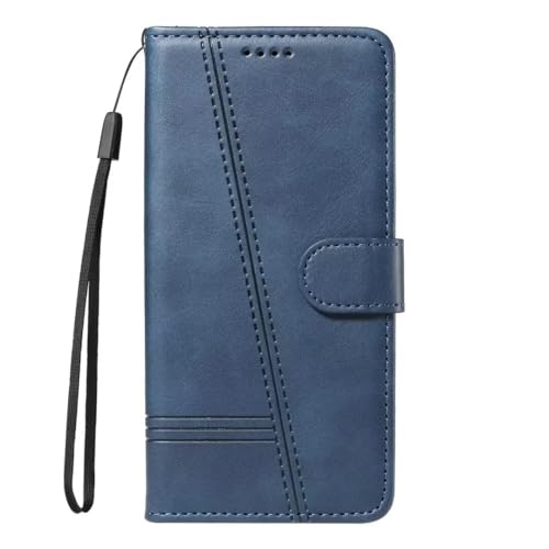 Ufgoszvp Handyhülle für Samsung Galaxy Note8 Hülle Leder, Samsung Galaxy Note8 Lederhülle Handy Hüllen, Modisch Book Flip Kartenfach Handytasche Schutzhülle Tasche für Samsung Galaxy Note8 blau
