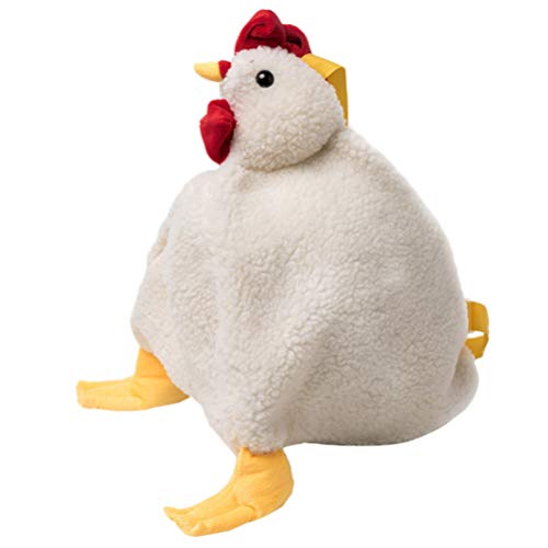 KESYOO Feminino Bolsa de Frango Bolsa Crossbody Cartoon Galo Bolsa de Ombro Bolsas de Pelúcia Cartei