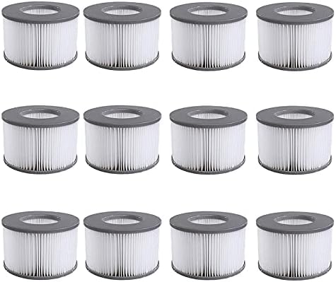 Mscomft Ersatzfilter für MSPA Whirlpoal Ersatz Filter Filterkartusche Wasserfilter,Filter für Whirlpoal, für heiße U-Boote und Spa, für aufblasbare Pools - Wasserfilter Modell ab 2