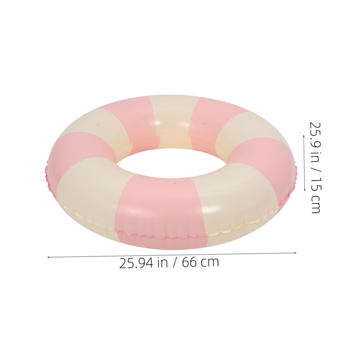 ifundom Summer Swim Ring for Adults Inflatable Pool Floating Tube Durable PVC Material Compact and Lightweight Design for Pool Parties and Beach Gatherings Striped