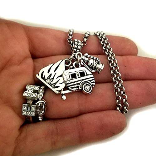 Camping RV Trailer Camp Camper Charm with Bracelet Necklace