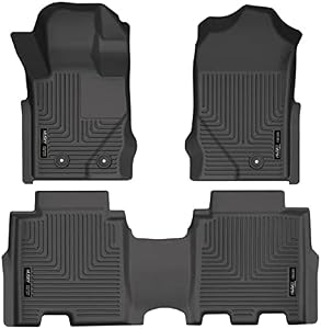 Husky Liners Weatherbeater Series | Front & 2nd Row Floor Liners - Black | 95301 | Fits 2021 Ford Bronco 4-Door
