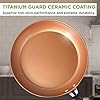 Ecolution Titanium Ceramic Easy Clean Endure Nonstick Silicone Stay Cool Handle, 9.5-Inch Fry Pan, Copper #3