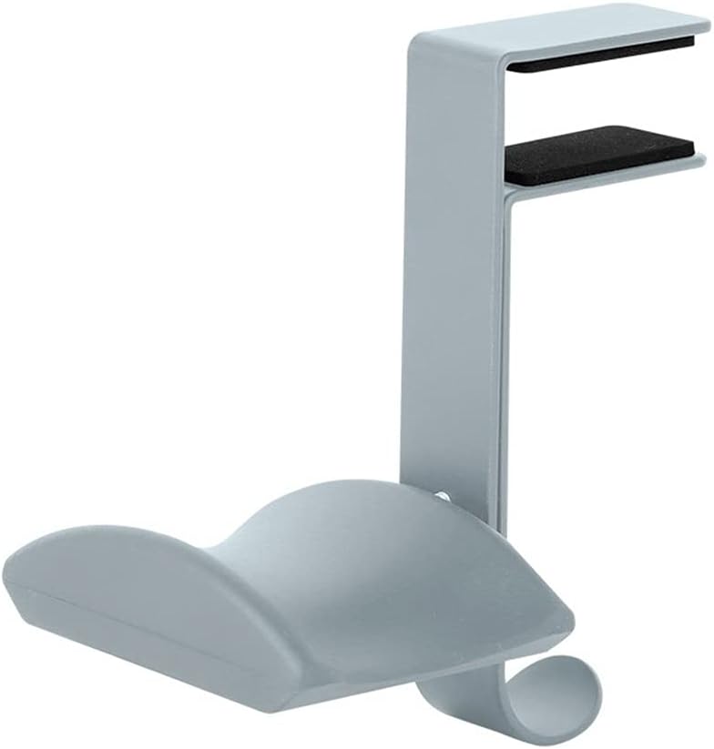 2021 New Desk Mount Universal Office Hanger Gaming Headphone Stand Bracket Display Rack Headset Holder Space Saving Table Clamp(C)