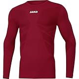 JAKO Longsleeve Comfort 2.0, Größe:XXL, Farbe:weinrot