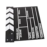 Abaodam ' Film-filmklatsche Gravierter Film Filmrequisiten Film-filmszenentafel Theaterausrüstung Videoherstellungsausrüstung Filmwerkzeuge Jungen und Mädchen Kreatives Spielzeug