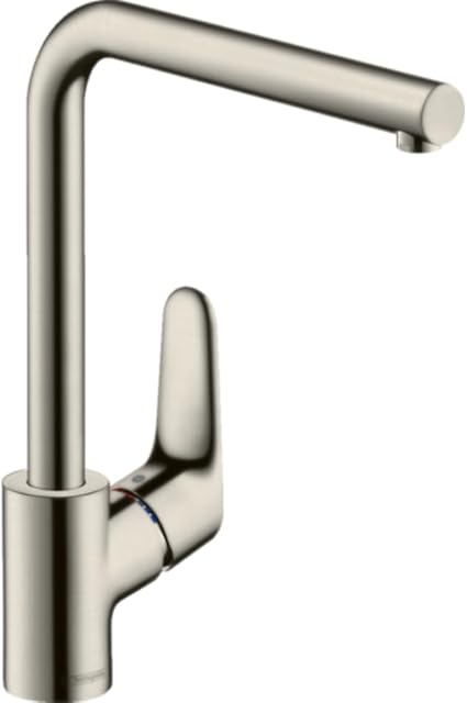 hansgrohe Focus M41 Jednouchwytowa bateria kuchenna 280, 1jet stal szlachetna, 31817800