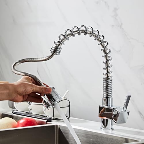 Mitigeur d'évier de cuisine à arc élevé pour îlot central moderne