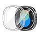 Jvchengxi Schutzhülle 40mm für Samsung Galaxy Watch 8, Flexibles TPU Schutzfolie Schutz Hülle Kratzfest Displayschutz Gehäuse Vollschutz Abdeckung für Galaxy Watch 8 40mm (Klar+Klar)